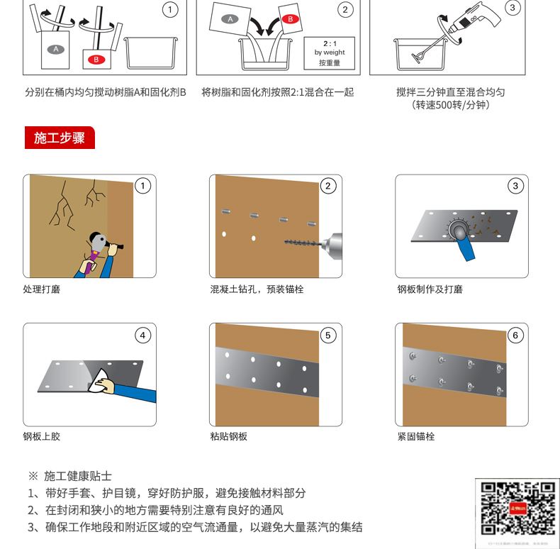 包钢阿荣粘钢加固施工过程